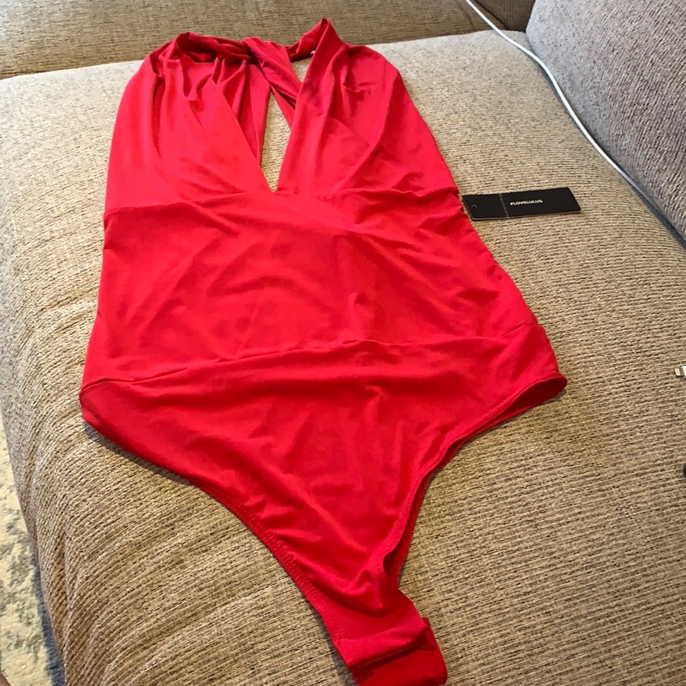 Red bodysuit!